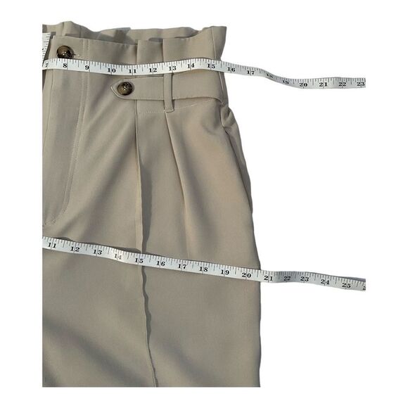Sollinary Women’s Beige High Waist Cropped Tailored Pants Size Large - Picture 13 of 16